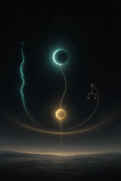 A new Moon threshold before birth, from the Book's prenatal syzygy plate.